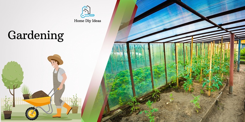 Container and raised bed gardening in a small backyard maximizing growing space