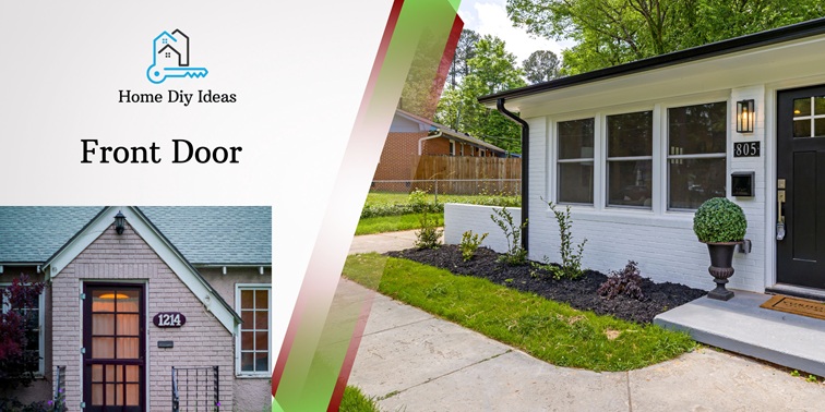 A welcoming front entrance with layered plants, a new walkway, and updated lighting.