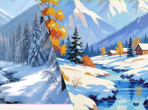 Landscape with Snow: Artistic and Real-World Inspiration