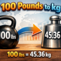 100 pounds to kg
