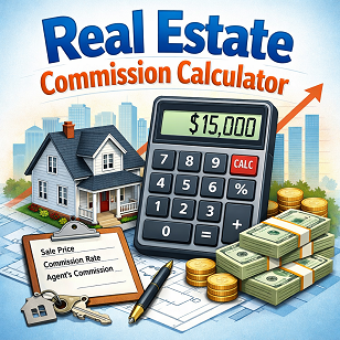 Real estate commission calculator