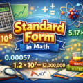 Standard form in math